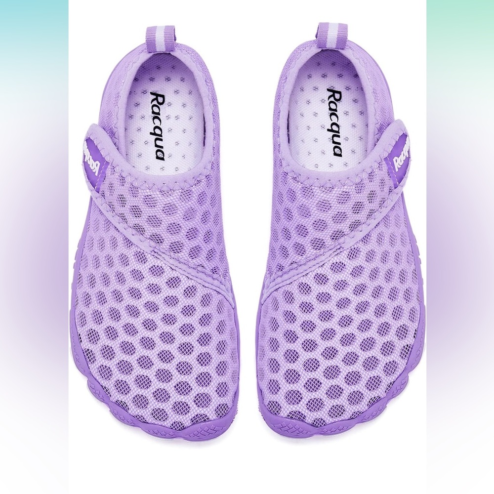 Kids Water Shoes Big kids Size 1.5 (Size 33) Purple Beach Shoes Quick Dry